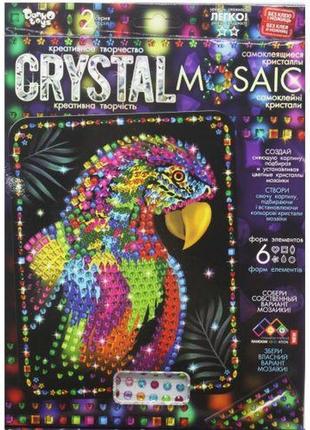 Набір для креативної творчості "crystal mosaic", "папуга"