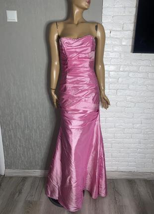 Винтажное вечернее платье свадебное платье с корсетной стяжкой винтаж d’zage, xl