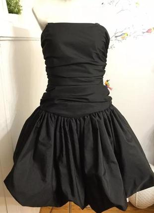Платье с юбкой баллон  с драпировкой