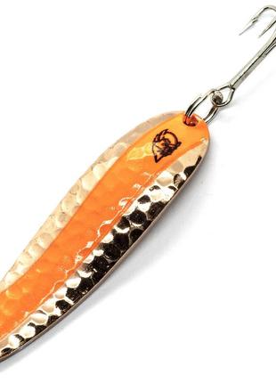 Блешня dardevle cop-e-cat imp heavy 65mm 21g #hmrd copper flo orange (74386h)блешня рибальська блешня оберталка