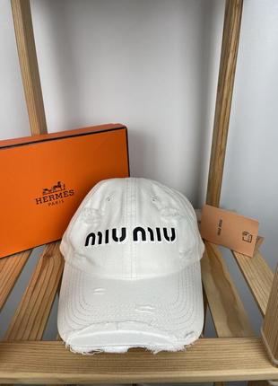 Miu miu cap | кепка миу миу