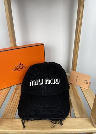 Miu miu cap | кепка миу миу