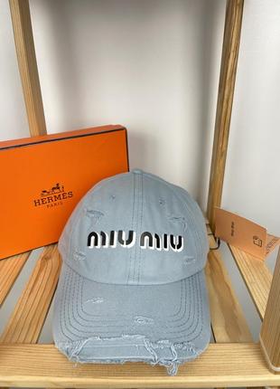 Miu miu cap | кепка миу миу