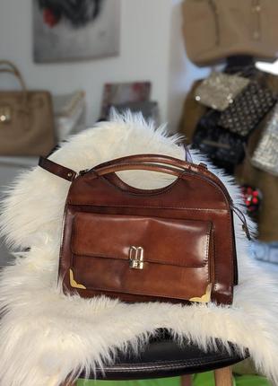 ❤️👜шкіряня сумка вінтажна😱🔥 натуральна шкіра ретро сумка коричнева ділова сумка для документів 💼