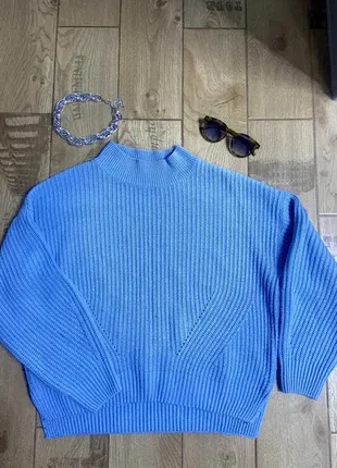 Блакитний светр goldi в прекрасному стані розміру м