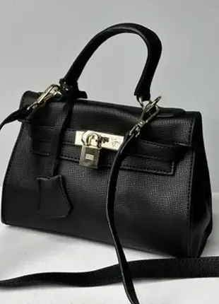 🔥 сумка в стилі hermes kelly bag mini black