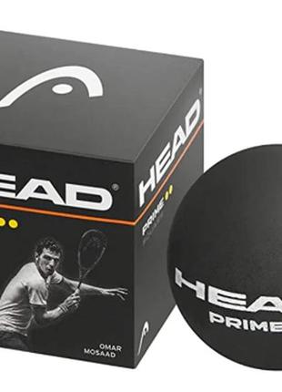 М'яч для сквошу head prime squash ball black