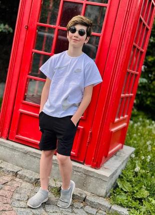 Костюм на літо футболка та шорти nike для хлопчиків та дівчаток