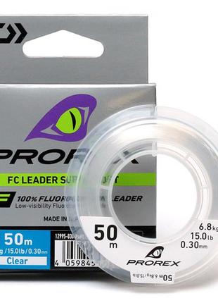 Флюрокарбон daiwa prorex fc leader super soft 0.30mm 6.8kg 50m (12995-030)