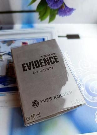 Туалетная вода мужской эвиденс evidence ив роше