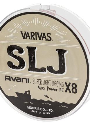 Шнур varivas slj max power pe x8 200m #0.4 (va 13265) шнур для риболовлі шнур риболовецький