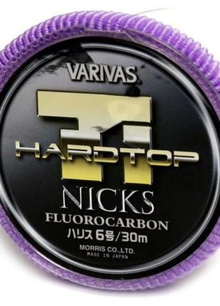Флюорокарбон varivas hardtop ti nicks 30m #6 0.405 mm (рб-722604) флюорокарбон рибальський
