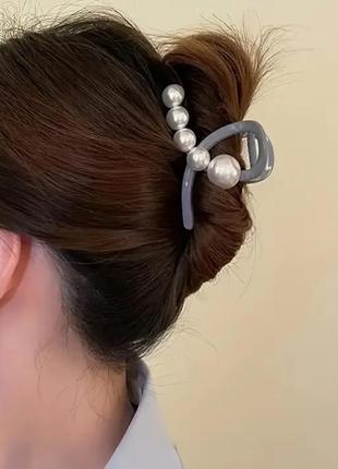 Нові прості аксесуари для волосся зі штучними перлинами для дівчат