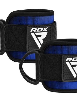 Манжети на щиколотку rdx a4 gym ankle pro blue pair