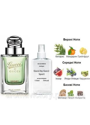 Gucci by gucci sport 110 мл - духи для мужчин (громкие бай гуччи спорт) очень устойчивая парфюмерия