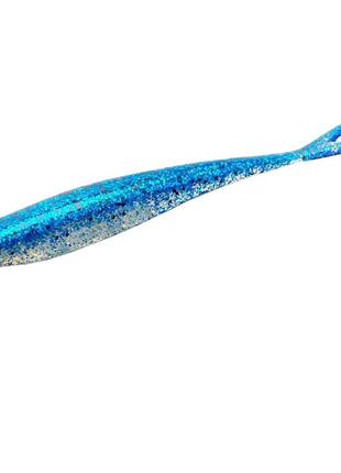 Силікон lunker city freaky fish 8/bg 4.5" #025 blue ice (45025) силіконова приманка для риболовлі силіконові рибки
