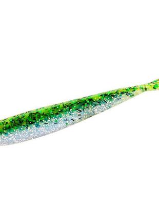Силікон lunker city fin-s fish 10/bg 4" #79 green shad flash (47900) силіконова приманка для риболовлі силіконові рибки