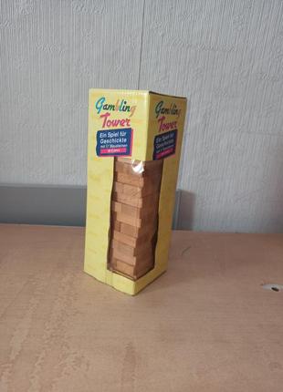 Настольная игра деревянная башня