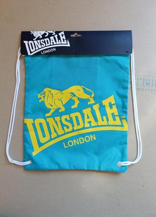 Спортивная сумка рюкзак с принтом lonsdale printed gym sack. новая с этикетками оригинал