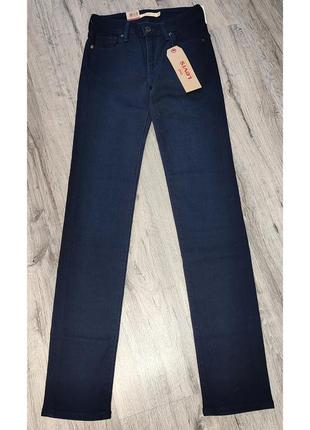 Levis 712 фирменные стильные джинсы брюки брюки скинны узкие укороченные
