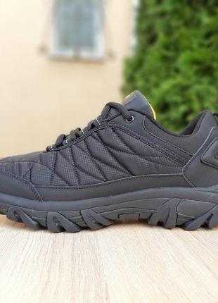 Зимние кроссовки merrell чорні з помаранчевим