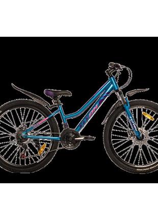 Titan велосипед titan best mate 26"13" блакитний-фіолетовий