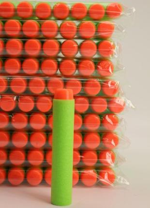 Патроны для нерф с жестким наконечником (100 шт) зеленые