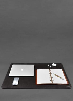 Коврик для рабочего стола 2.0 двухсторонний темно-коричневый blanknote арт. bn-bv-2-choko-felt-d