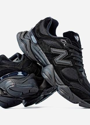 Чоловічі кросівки чорні new balance 9060 black
