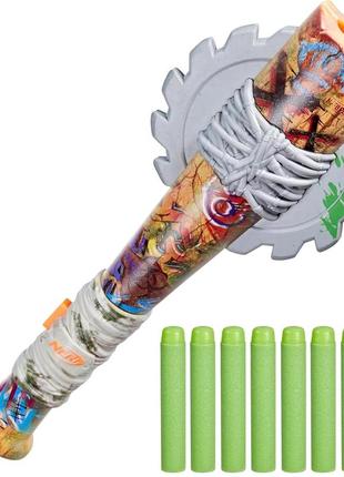 Бластер nerf zombie driller dart blaster