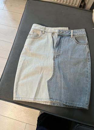 Юбка джинсовая размер 34