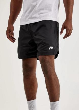 Базовые шорты nike woven lined flow shorts black