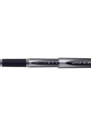 Ручка гелева uni impact чорний 1мм (um-153s.black)