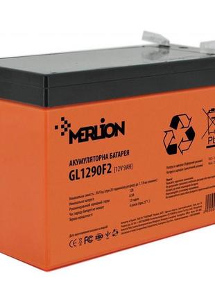 Батарея к ибп merlion 12v-9ah gel (gl1290f2 gel)