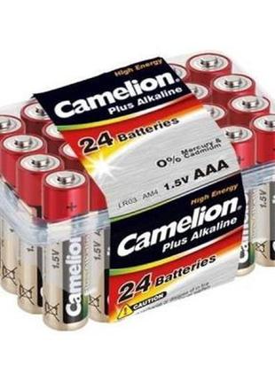 Батарейка camelion aaa plus alkaline lr03 * 24 (lr03-pb24)