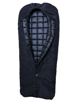 Зимний спальный мешок м-5, 210х90см, черный