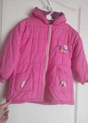 Стильна курточка на дівчинку 2-3рочки