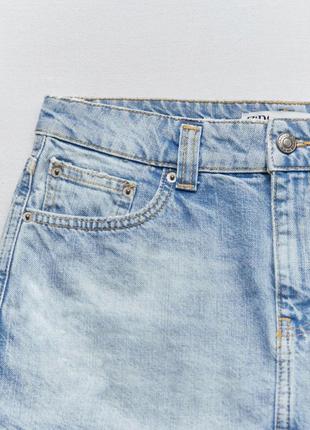 Zara джинсовые шорты -юбка