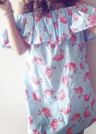 Сарафан платье сукня плаття фламинго