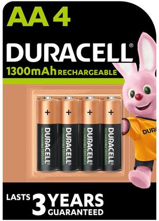 Аккумулятор duracell aa hr6 1300mah * 4 (5007324)