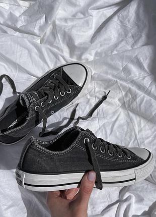 Кеди графітові converse allstar