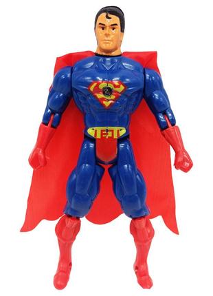 Фигурка героя "super man" 8077-08(superman) свет