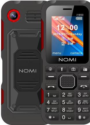 Мобильный телефон nomi i1850 black red