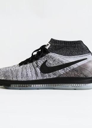 Кросівки сірі nike air zoom alla out flyknit розмір 45.5