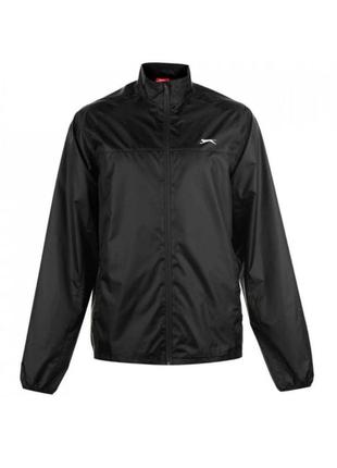 Ветровка тонкая мужская черная slazenger