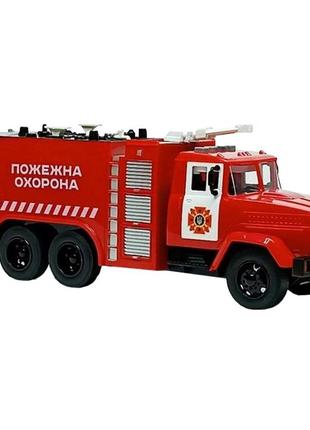 Пожежна машинка "краз" автопром kr-2202-07 масштаб 1:16