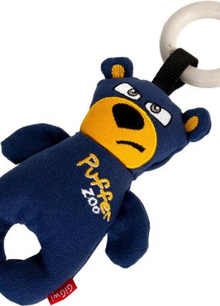 Іграшка для собак gigwi basic ведмідь із пискавкою 26 см (75500)