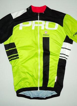 Велофутболка велоджерсі nalini pro lightweight jersey green italy (xl)