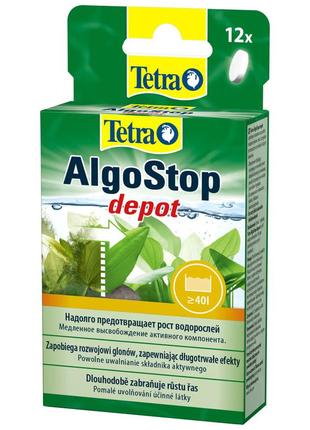 Засіб проти водоростей tetra aqua algostop depot 12 таблеток (4004218157743)