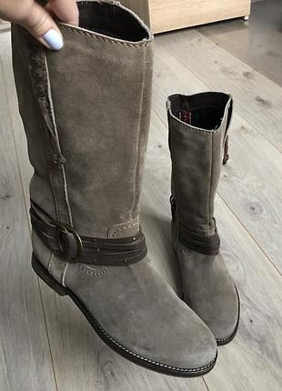 Сапоги вінтажні wrangler (оригінал) індія натуральна замша р. 36